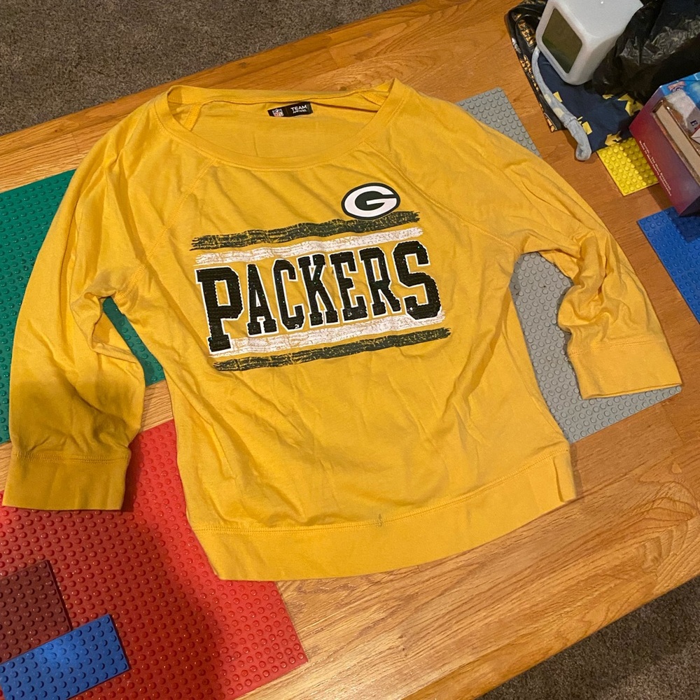 Girls Packers bling top sz 12/14